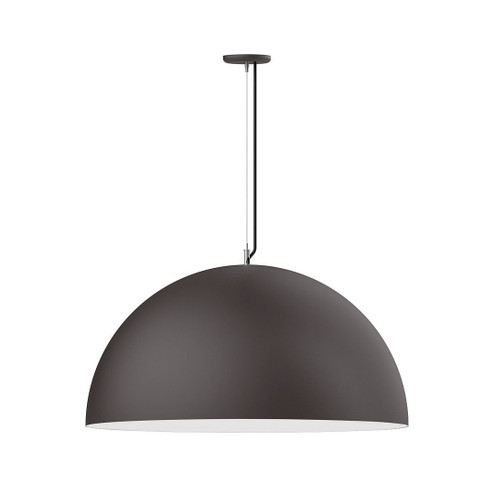 XL Choices One Light Pendant in Bronze Matte with White Interior (518|PEG231-57-44-C25)