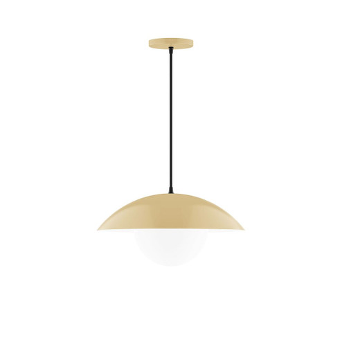 Axis One Light Pendant in Ivory (518|PEB438-G15-17)