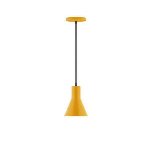 Axis One Light Pendant in Bright Yellow (518|PEB436-21)