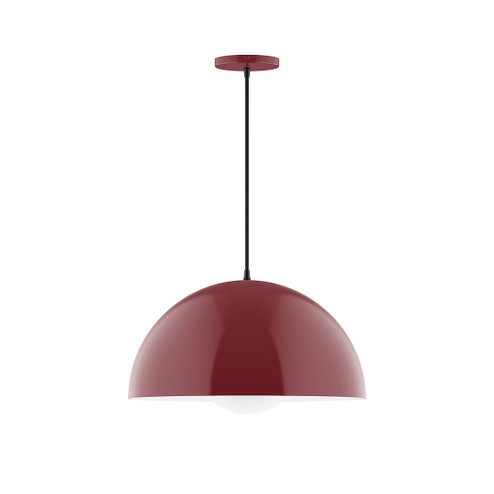 Axis One Light Pendant in Barn Red (518|PEB433-G15-55)