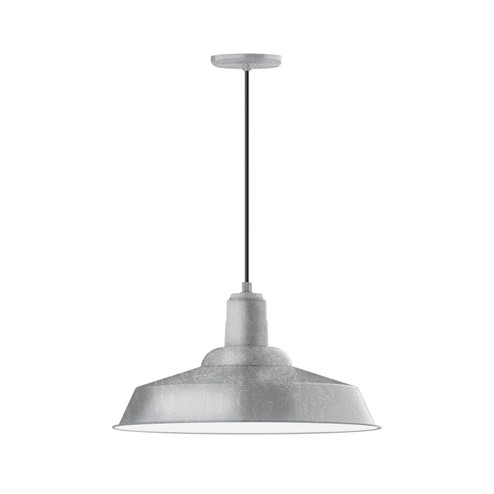 Warehouse One Light Pendant in Painted Galvanized (518|PEB186-49)