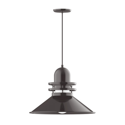 Atomic One Light Pendant in Architectural Bronze (518|PEB152-51)