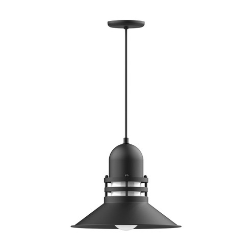 Atomic One Light Pendant in Black (518|PEB150-41)