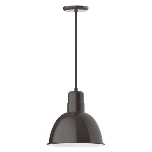 Deep Bowl One Light Pendant in Architectural Bronze (518|PEB116-51)