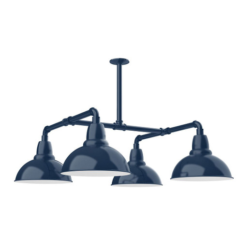 Cafe Four Light Pendant in Navy (518|MSP106-50-W12)