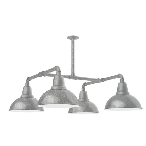 Cafe Four Light Pendant in Painted Galvanized (518|MSP106-49-T48-G06)