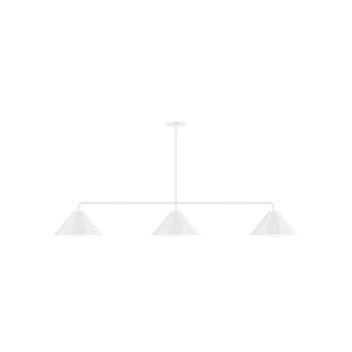 Axis Three Light Linear Pendant in White (518|MSN422-44)