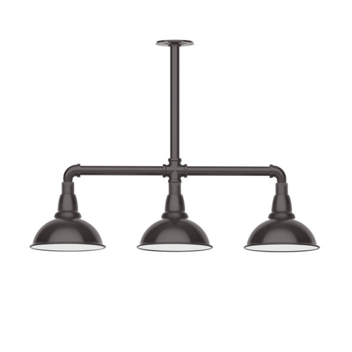 Cafe Three Light Pendant in Architectural Bronze (518|MSK105-51)