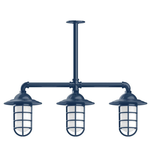 Vaportite Three Light Pendant in Navy (518|MSK052-50-T48-G07)