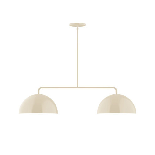 Axis Two Light Linear Pendant in Cream (518|MSG432-G15-16)