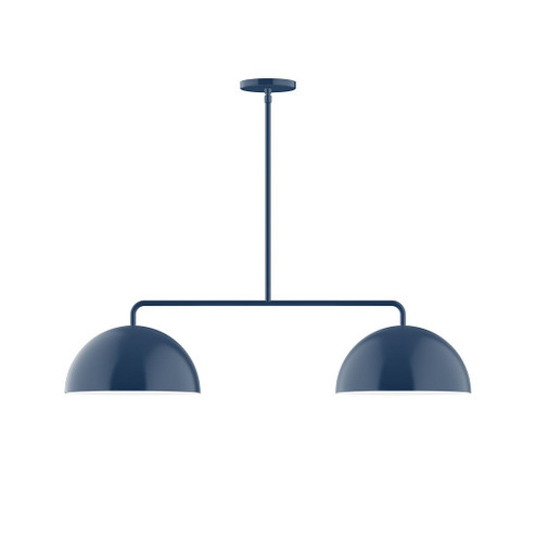 Axis Two Light Linear Pendant in Navy (518|MSG432-50)