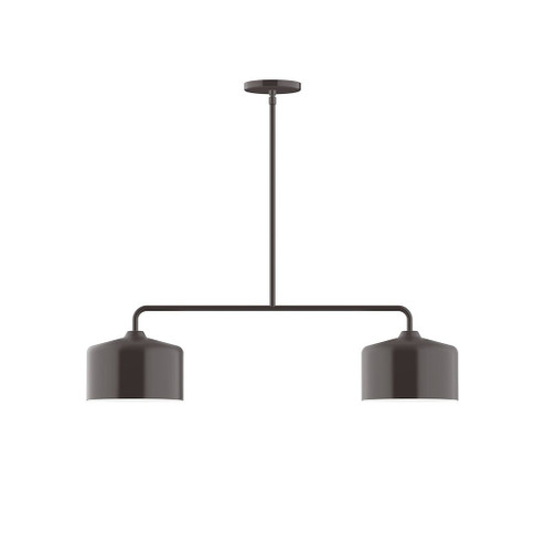 Axis LED Chandelier in Architectural Bronze (518|MSG419-51-L10)