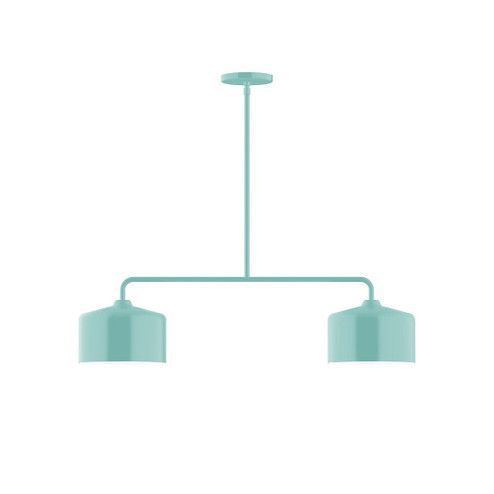 Axis LED Chandelier in Sea Green (518|MSG419-48-L10)