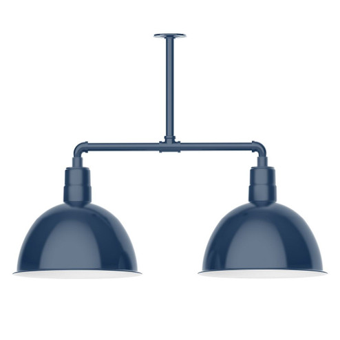 Deep Bowl LED Pendant in Navy (518|MSD117-50-W16-L13)