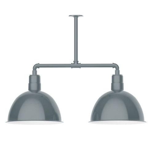 Deep Bowl LED Pendant in Slate Gray (518|MSD117-40-L13)