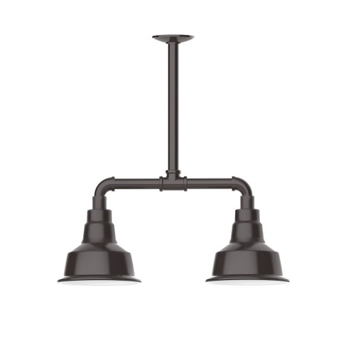 Warehouse Two Light Pendant in Architectural Bronze (518|MSB180-51-T24-G05)