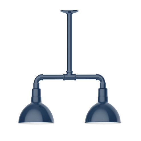 Deep Bowl Two Light Pendant in Navy (518|MSB114-50-T30)