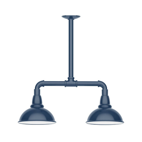 Cafe Two Light Pendant in Navy (518|MSB105-50-T48-G06)
