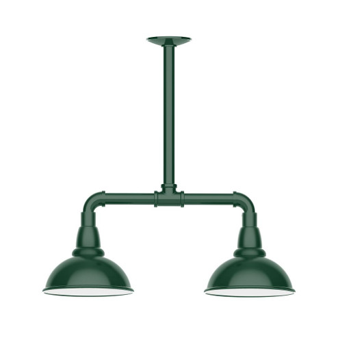 Cafe Two Light Pendant in Forest Green (518|MSB105-42-T48-G06)