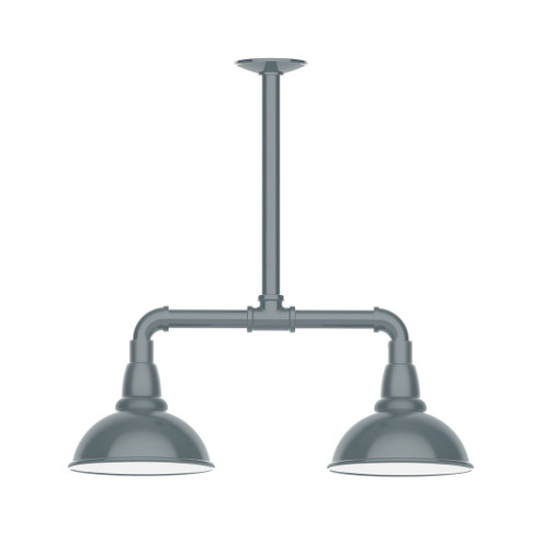 Cafe Two Light Pendant in Slate Gray (518|MSB105-40-T48-W08)