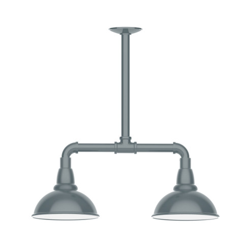 Cafe Two Light Pendant in Slate Gray (518|MSB105-40-T48)