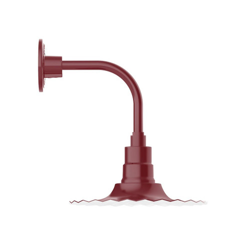 Radial One Light Wall Mount in Barn Red (518|GNT158-55-G05)