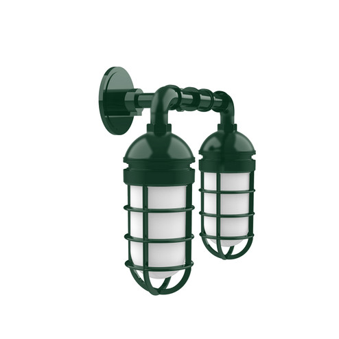 Vaportite Two Light Wall Mount in Forest Green (518|GNP050-42)