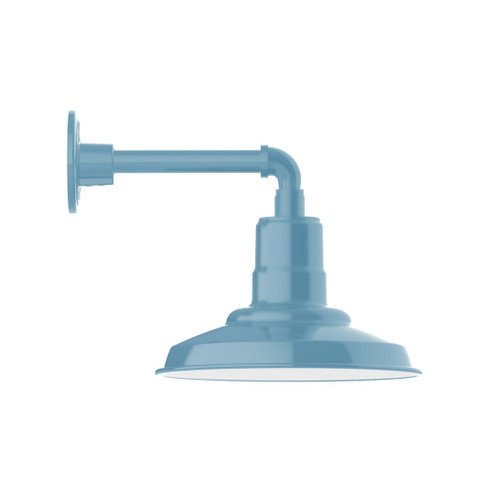 Warehouse LED Straight Arm Wall Light in Light Blue (518|GNN182-54-W12-L12)