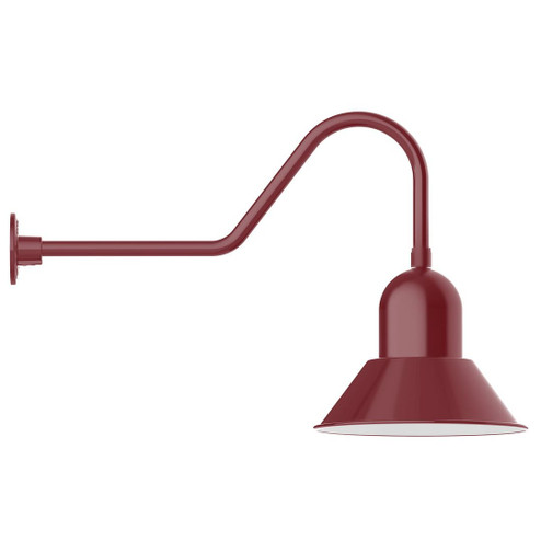 Prima LED Gooseneck Wall Light in Barn Red (518|GNC124-55-L13)