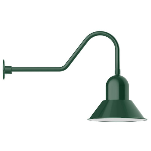 Prima LED Gooseneck Wall Light in Forest Green (518|GNC124-42-L13)