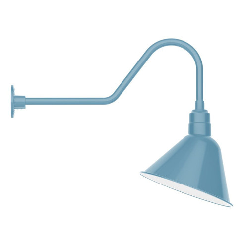Angle LED Gooseneck Wall Light in Light Blue (518|GNC104-54-L13)