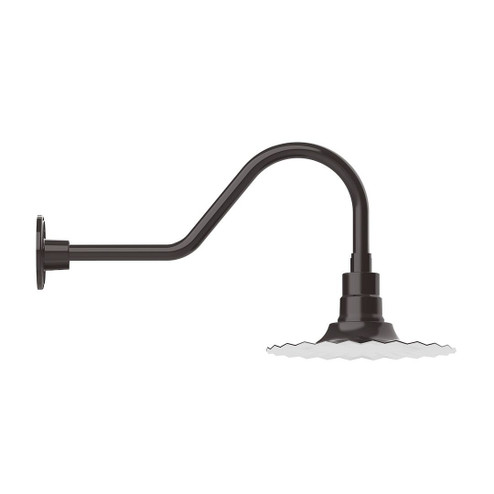 Radial One Light Wall Mount in Architectural Bronze (518|GNB158-51-B01-G05)