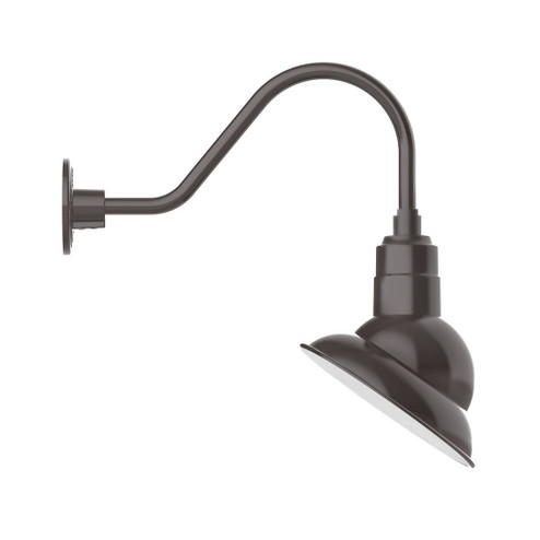 Emblem LED Gooseneck Wall Light in Architectural Bronze (518|GNA120-51-L12)