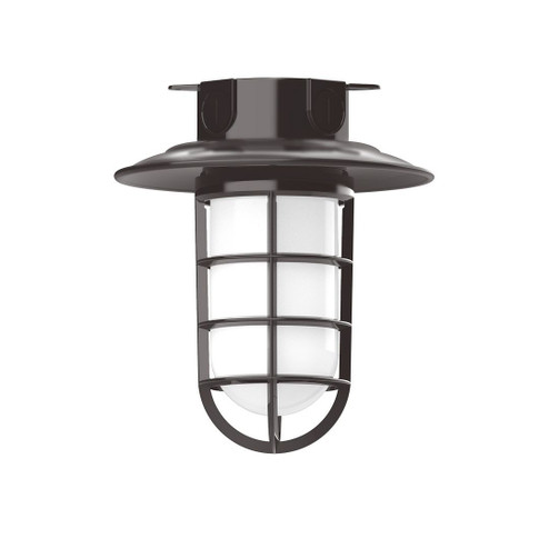 Vaportite One Light Flush Mount in Architectural Bronze (518|FMC052-51)