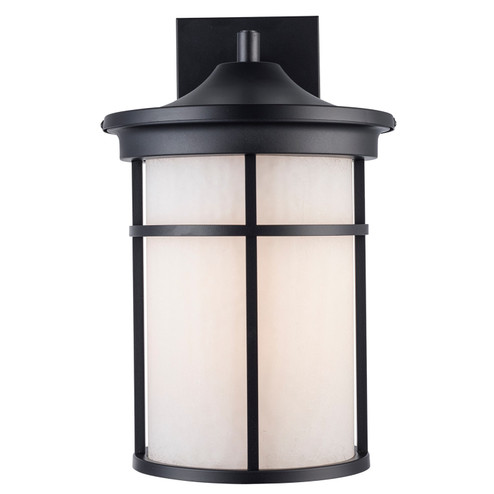 One Light Outdoor Wall Mount in Black (110|40382 BK-FR)