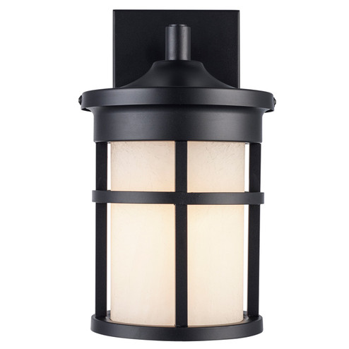 One Light Outdoor Wall Mount in Black (110|40380 BK-FR)