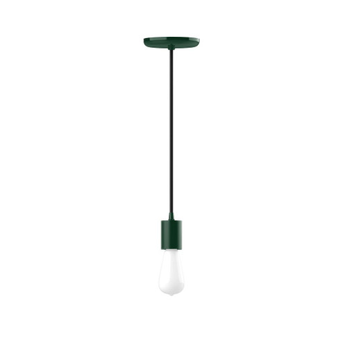 Vintage One Light Pendant in Forest Green (518|PEB012-42-C23)