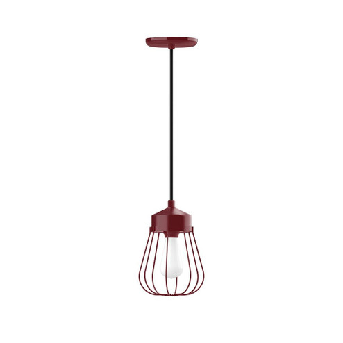 Vintage One Light Pendant in Barn Red (518|PEB010-55-C02)