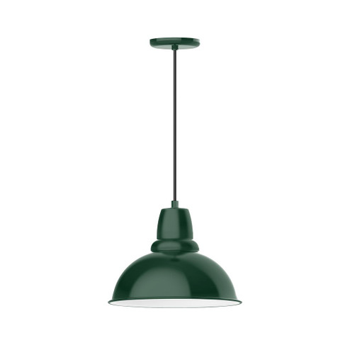 Cafe One Light Pendant in Forest Green (518|PEB107-42-C25-W14)