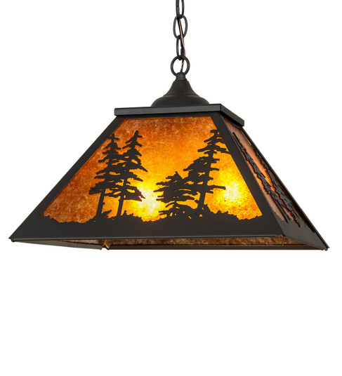 Tall Pines Two Light Pendant in Wrought Iron (57|269272)