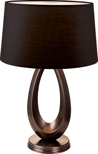 Elisa LED Table Lamp in Deep Taupe (463|PT140914-DT/BK)