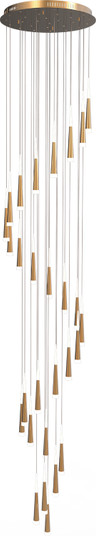 Meteor LED Chandelier in Brushed Gold (463|PP121396-BG)