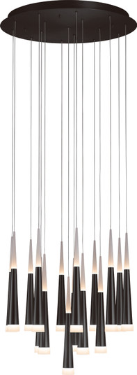 Meteor LED Chandelier in Satin Dark Gray (463|PP120105-SDG)