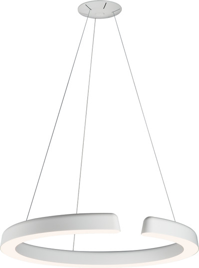 Enso LED Pendant in Matte White (463|PP020017-MH)