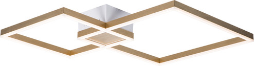 Fractal LED Flush Mount/ Wall Sconce in Brushed Champagne (463|PC010103-BC)