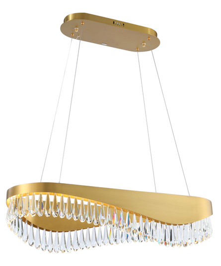 Venosa LED Chandelier in Champagne Gold (508|KCH1101L-38CG)