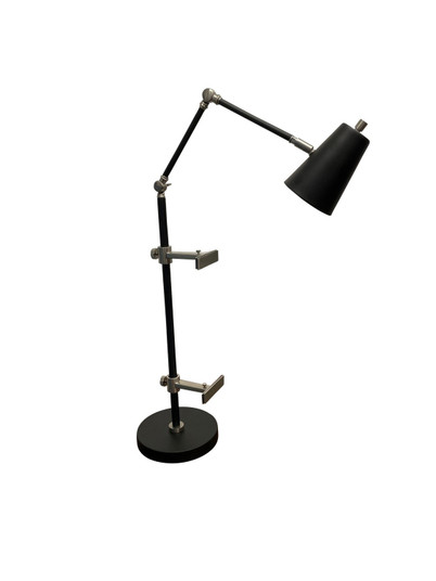 River North LED Task Lamp in Black/Satin Nickel (30|RN351-BLKSN)