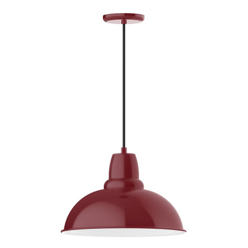 Cafe One Light Pendant in Barn Red (518|PEB108-55-W16)