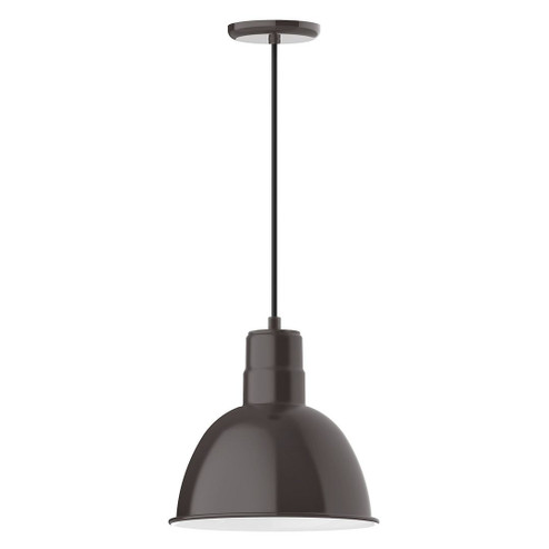 Deep Bowl One Light Pendant in Architectural Bronze (518|PEB116-51-C26-G05)