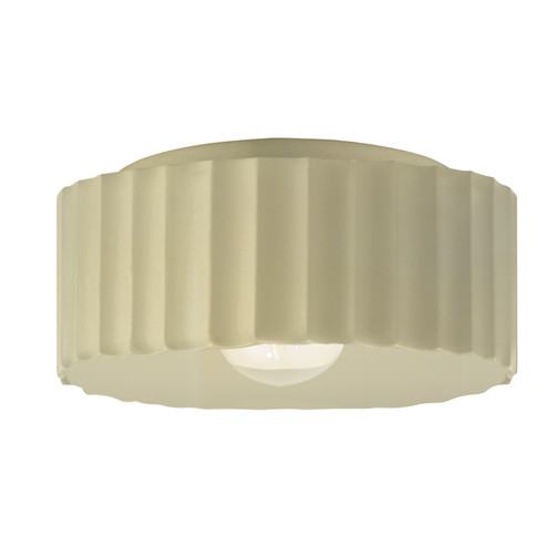 Radiance One Light Outdoor Flush Mount in Vanilla (Gloss) (102|CER-6187W-VAN)